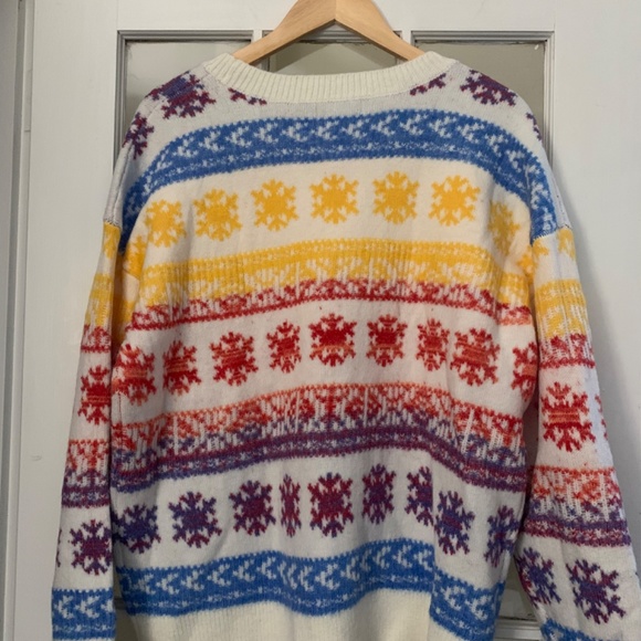 NWT Old Navy multicolor fair isle sweater - Picture 3 of 3